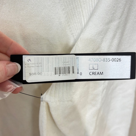 Tribal Cream Cowl Neck Sweater - Picture 3 of 5